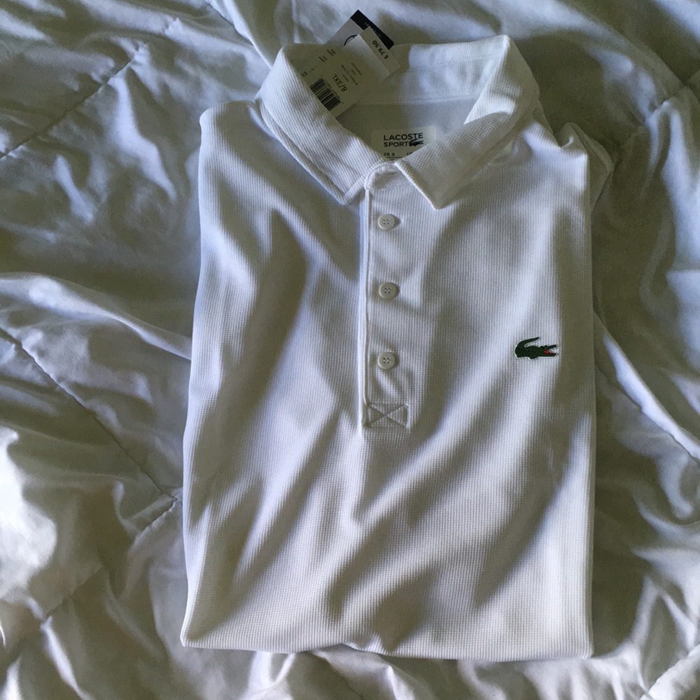 Men’s Lacoste sport ultra dry 3XL spring white